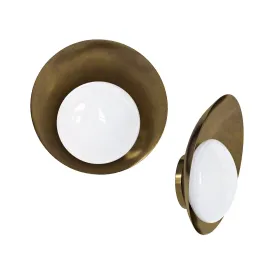 Brass Wall ights Concha by Gallery